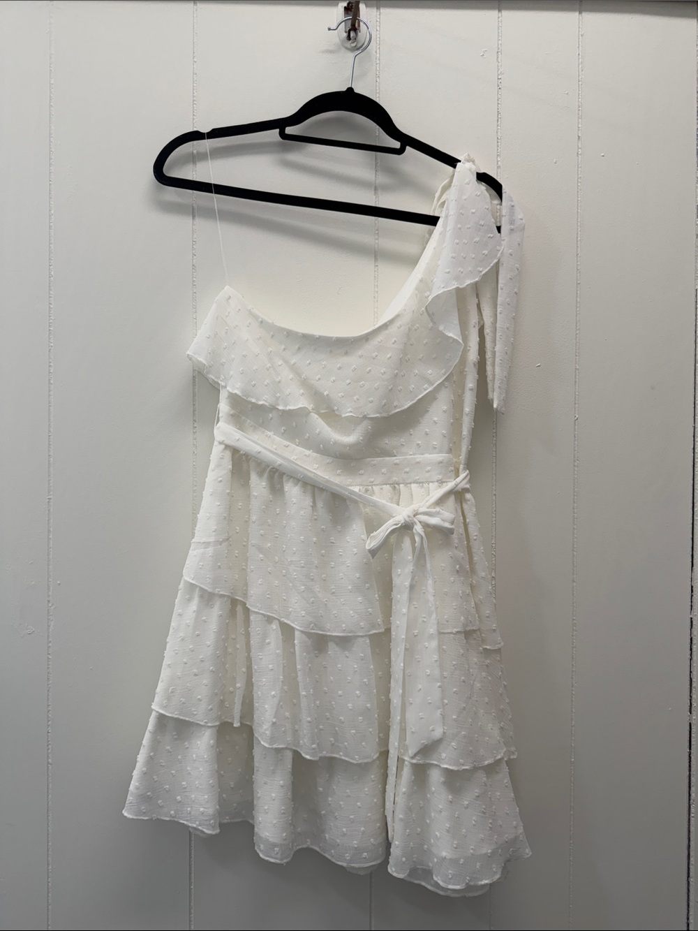 Showpo. | One Shoulder Tie Mini Dress | 10
